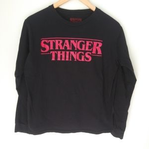 Stranger Things Long sleeve T- shirt Size M